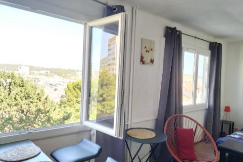 Toulon Est La Valette Studio 35M2 Dominant Parking Proche Mer Appartement Buitenkant foto